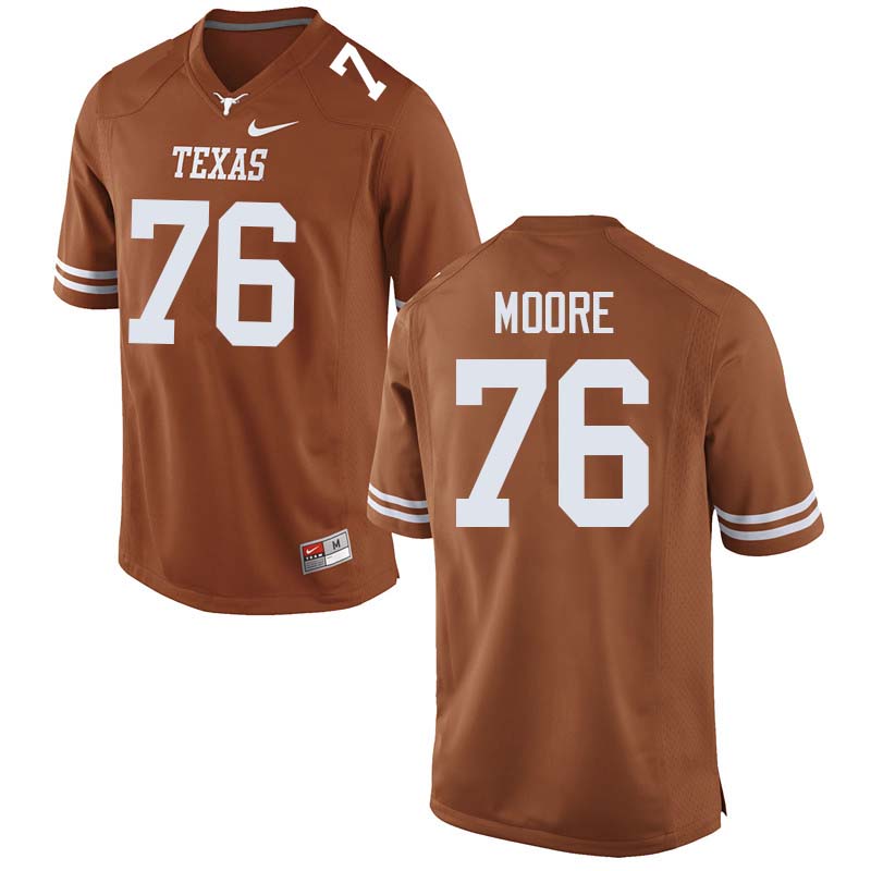 Men #76 Reese Moore Texas Longhorns College Football Jerseys Sale-Orange